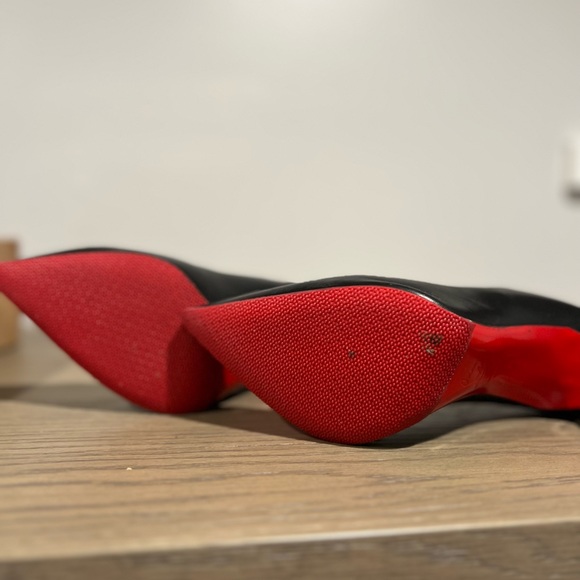 Christian Louboutin - Pigalle Follies Leather 100mm Red Sole, SZ 39 - Picture 9 of 11